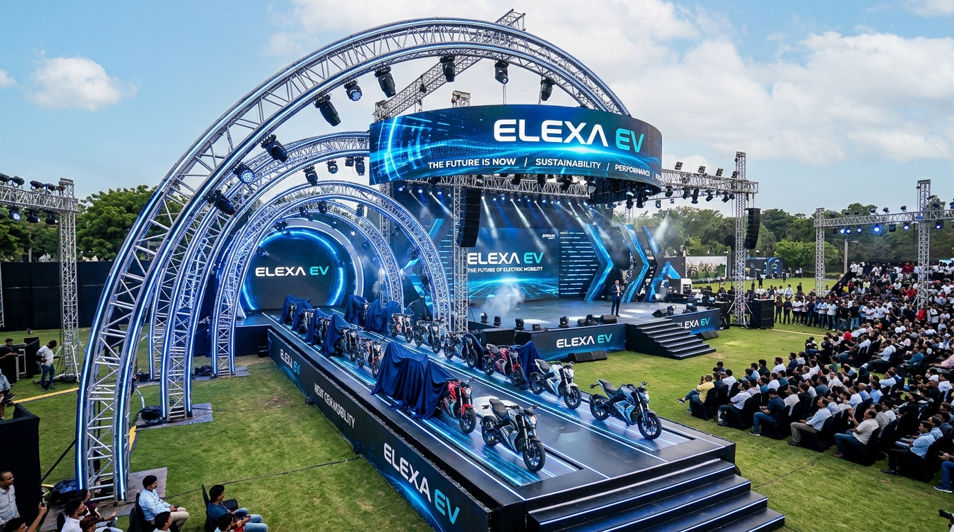 Cyber-Tunnel Kinetic Reveal Stage